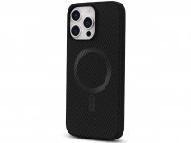 CaseMania Carbon MagSafe Case Zwart - iPhone 16 Pro Max hoesje