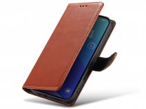 CaseMania Classic Leather Case Cognac - iPhone 16 Pro Max hoesje