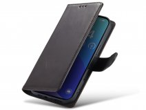 CaseMania Classic Leather Case Zwart - iPhone 16 Pro Max hoesje