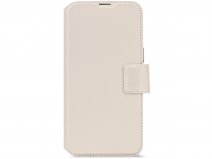 Decoded Leather Detachable Wallet Case Beige - iPhone 16 Pro Max hoesje