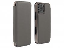 Greenwich Blake MagSafe Leather Folio Porpoise Grey - iPhone 16 Pro Max Hoesje