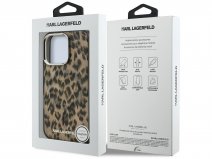 Karl Lagerfeld Leopard MagSafe Case - iPhone 16 Pro Max hoesje