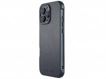 Mujjo Leather MagSafe Shield Case Steel Blue - iPhone 16 Pro Max Hoesje Leer