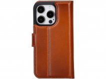 Solidenz Top Grain Wallet Burned Cognac - iPhone 16 Pro Max Hoesje Leer