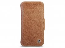 Vaja V-Mag Wallet Wrap Camel - iPhone 16 Pro Max Omslag met Pashouder