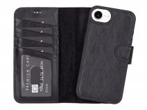 CaseBoutique Artisan Leather 2in1 Folio Black - iPhone 16e hoesje