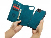 CaseMania 2in1 Magnetic Bookcase Groen - iPhone 16e Hoesje