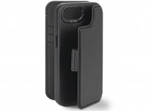 Decoded Leather Detachable Wallet Case Zwart - iPhone 16e hoesje