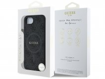 Guess 4G Monogram MagSafe Case Grijs - iPhone 16e hoesje
