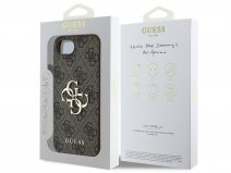 Guess Big 4G Monogram Case Bruin - iPhone 16e hoesje