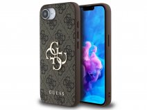 Guess Big 4G Monogram Case Bruin - iPhone 16e hoesje