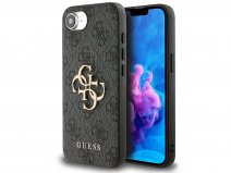 Guess Big 4G Monogram Case Grijs - iPhone 16e hoesje