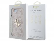 Guess Big 4G Monogram Case Roze - iPhone 16e hoesje