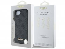 Guess Script Monogram MagSafe Case Grijs - iPhone 16e hoesje