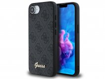 Guess Script Monogram MagSafe Case Grijs - iPhone 16e hoesje