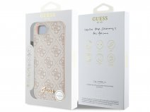 Guess Script Monogram MagSafe Case Roze - iPhone 16e hoesje