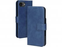 Mobiparts Classic Wallet MagSafe Folio Blauw - iPhone 16e hoesje