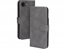 Mobiparts Classic Wallet MagSafe Folio Grijs - iPhone 16e hoesje