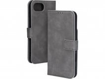 Mobiparts Classic Wallet MagSafe Folio Grijs - iPhone 16e hoesje