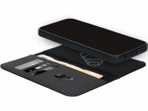 Mobiparts Magnetic 2in1 Leather Folio Zwart - iPhone 16e hoesje