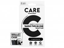 Panzerglass Care Tango Magnetic 2in1 Folio Zwart - iPhone 16e hoesje