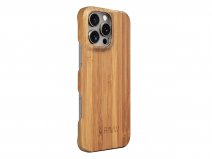 RAUW Slim Case 0,7mm Bamboe - Houten iPhone 16e hoesje
