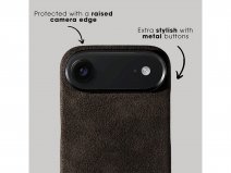 Alcanside Alcantara iPhone 17 Air hoesje MagSafe Case - Chocolate Brown