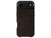 Alcanside Alcantara iPhone 17 Air hoesje MagSafe Case - Chocolate Brown