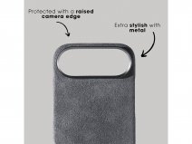 Alcanside Alcantara iPhone 17 Air hoesje MagSafe Case - Nardo Grey