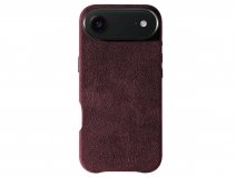 Alcanside Alcantara iPhone 17 Air hoesje MagSafe Case - Wine Red