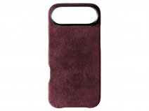 Alcanside Alcantara iPhone 17 Air hoesje MagSafe Case - Wine Red