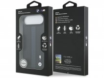 BMW M iPhone 17 Air hoesje - Perforated PU Case met MagSafe Zwart