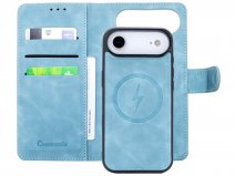 CaseMania 2in1 Bookcase MagSafe Aqua - iPhone 17 Air Hoesje