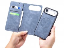 CaseMania 2in1 Bookcase MagSafe Grijs - iPhone 17 Air Hoesje