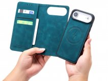 CaseMania 2in1 Bookcase MagSafe Groen - iPhone 17 Air Hoesje