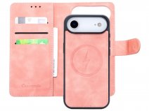 CaseMania 2in1 Bookcase MagSafe Roze - iPhone 17 Air Hoesje