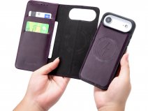 CaseMania 2in1 Leather Bookcase Paars - iPhone 17 Air Hoesje Leer
