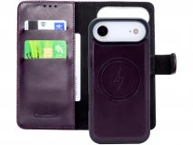 CaseMania 2in1 Leather Bookcase Paars - iPhone 17 Air Hoesje Leer
