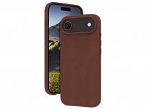 dbramante1928 Roskilde Leather Case Dark Tan - Leren iPhone 17 Air hoesje