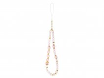 Guess Flower Wristlet Charm Case Roze - iPhone 17 Air hoesje met Polsbandje