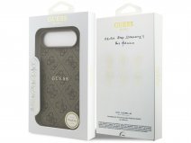Guess Monogram iPhone 17 Air hoesje - MagSafe Case Bruin
