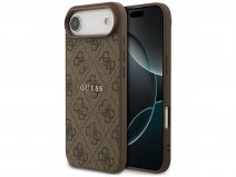 Guess Monogram iPhone 17 Air hoesje - MagSafe Case Bruin