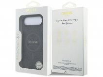 Guess Monogram iPhone 17 Air hoesje - MagSafe Case Grijs