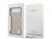Guess Monogram iPhone 17 Air hoesje - MagSafe Case Roze