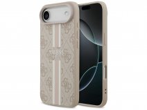 Guess Varsity Monogram MagSafe Case Roze - iPhone 17 Air hoesje