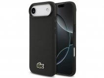 Lacoste Petit Piqué MagSafe Case Zwart - iPhone 17 Air hoesje