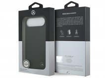 Mercedes-Benz iPhone 17 Air hoesje - Laurels Leather Case MagSafe Zwart