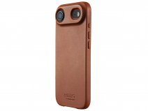 Mujjo Full Leather MagSafe Case Tan - iPhone 17 Air Hoesje Leer