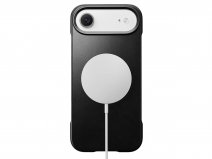 Nomad Horween Traditional Leather Case Zwart - iPhone 17 Air hoesje