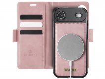 Solidenz 2-in-1 Bookcase MagSafe Roze - iPhone Air Hoesje
